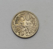 50 Haléř 1931 Československo - Luxusní v Patině!