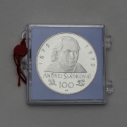Stříbrná 100 Kčs 1972 - Andrej Sládkovič - PROOF!