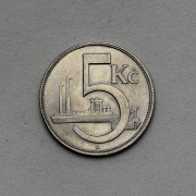 5 Korun 1927 Československo - Velmi Vzácná - Unikátní stav!