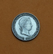Menší AR Žeton Ferdinanda V. 1838 - Miláno