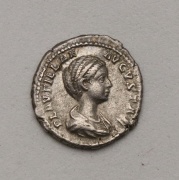 Stříbrný Denár - Plautilla 202-205 n.l.