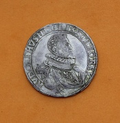 Stříbrný Tolar 1609 - Rudolf II. - Kutná Hora - R!
