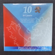 Sada Oběžných Mincí ČR 2003 - 10 Let od Založení České Republiky