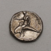 Stříbrná Didrachma/Nomos - Kalábrie - Tarent - 302-280 př.nl.