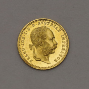 Zlatý Dukát Františka Josefa I. 1890 - Super Stav!
