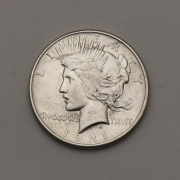 Stříbrný Mírový Dollar 1921 - 