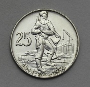 25 Kčs 1954 - Výročí SNP