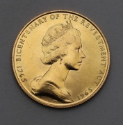 Zlatá 5 Libra / 5 Pounds 1965 - Elizabeth II. - Isle of Man - R!