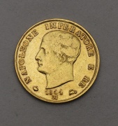 Zlaté 40 Lire 1814 M - Napoleon I. - Itálie