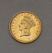 Zlatý Dollar 1861 P - Large Indian Princess Head - USA