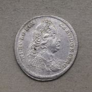 Stříbrný 1/2 Tolar 1726 - Karel VI - Kutná Hora