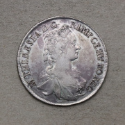 Stříbrný 1/2 Tolar Marie Terezie 1754
