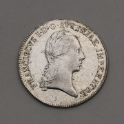 Stříbrný 1/2 Tolar Františka I.(II.) 1822 A - Super Stav! Vzácný!