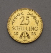 Zlatý 25 Schilling 1928