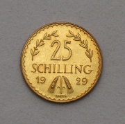 Zlatý 25 Schilling 1929