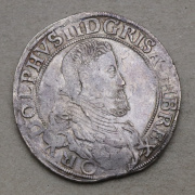Stříbrný Tolar 1594 - Rudolf II. - Vídeň - Vzácný!