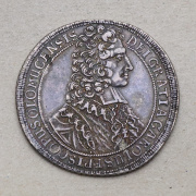 Stříbrný Tolar 1707 - Karel III. Lotrinský - Olomouc!