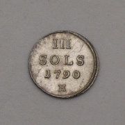 Stříbrné III Sols 1790 H - Leopold II. - Super stav! Vzácné!