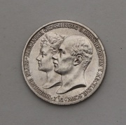 Stříbrná 2 Marka 1904 A - Stříbrná Svatba - Mecklenburg - R!