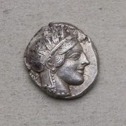 Stříbrná Tetradrachma - Athény (454-404 př. n. l.) - Attica