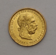 Zlatá Dvacetikoruna FJ I. 1893 bz