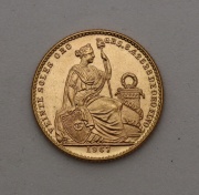 Zlaté 20 Soles de Oro 1967 - Peru - Super Stav a Vzácné!
