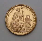 Zlaté 50 Soles de Oro 1966 - Peru - Super Stav a Vzácné!
