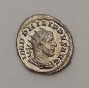 Stříbrný Antoninián - Filip I.