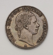 Stříbrný Konvenční Tolar FJ I. 1855 A - Nádherná Patina! R!