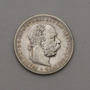 Stříbrná 1 Koruna FJ I. 1901 bz - Krásná!