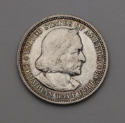 Stříbrný 1/2 Dollar 1893 P - Columbian Exposition - Super Stav!