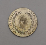 Stříbrný 20 Krejcar Františka I. (II.) 1828 A - Nádherný! V Patině!