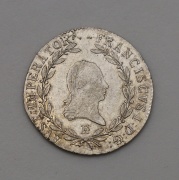 Stříbrný 20 Krejcar Františka I. (II.) 1814 E - Nádherný! Vzácný!