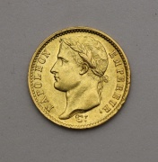 Zlatý 20 Frank 1808 A - Napoleon I. - Super Stav!