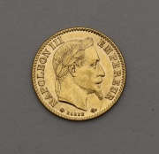 Zlatý 10 Frank 1867 A - Napoleon III. - Francie - Super Stav!