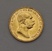Zlatá Desetikoruna FJ I. 1908 bz - Jubilejní - Vzácná!