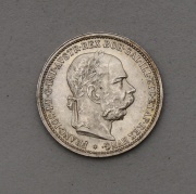 Koruna Františka Josefa I. 1893 bz - Super Stav!