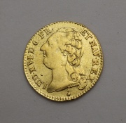Zlatý Louis D´Or 1787 AA - Louis XVI. - Francie - Vzácný!