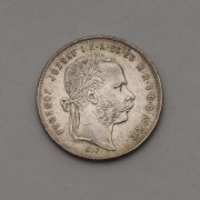 Stříbrný Zlatník 1870 GYF - František Josef I. - Velmi Vzácný!
