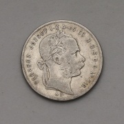 Stříbrný Zlatník 1871 KB - František Josef I. - Vzácný!