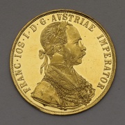 Zlatý 4 Dukát Franze Josefa 1915 - Stará novoražba - Vzácný!