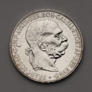 Stříbrná 5 Koruna Františka Josefa I. 1907