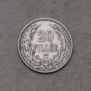 20 Fillér Františka Josefa I. 1892 KB - Vzácný!