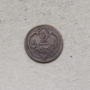 2 Heller 1892 bz - František Josef I. - Velmi Vzácný!