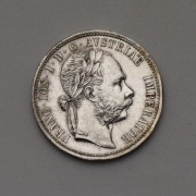 Stříbrný Zlatník Františka Josefa I. 1875 bz - Vzácný! Top!