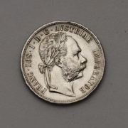 Stříbrný Zlatník Františka Josefa I. 1876 bz - Super Stav - R!