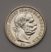 Stříbrná 5 Koruna Františka Josefa I. 1900 KB
