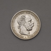 Stříbrná Koruna Františka Josefa I. 1904 bz - Vzácná!