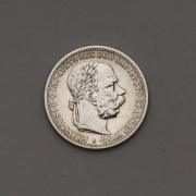 Stříbrná Koruna Františka Josefa I. 1905 bz - Vzácná!