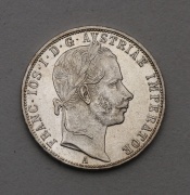 Stříbrný Zlatník FJ I. 1859 A bez Tečky za REX